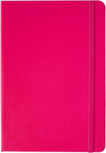 PU Leather-bound journal (Bright Pink)