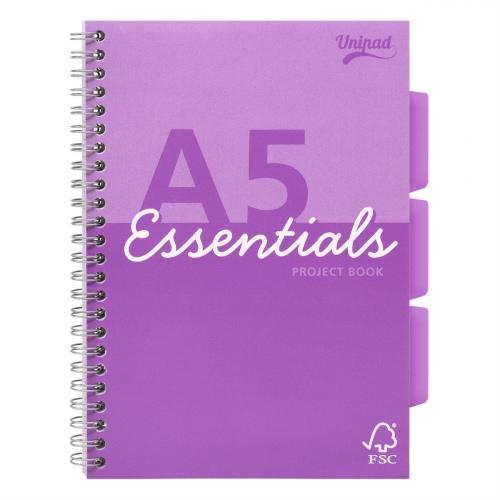 A5 spiral-bound journal (Purple)