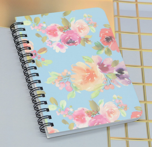 Spiral-bound journal (Blue)